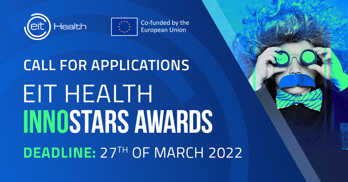 70 innovators in the lineup in the EIT Health InnoStars Awards Playbook ...