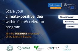 Accelerator for climate-positive startups